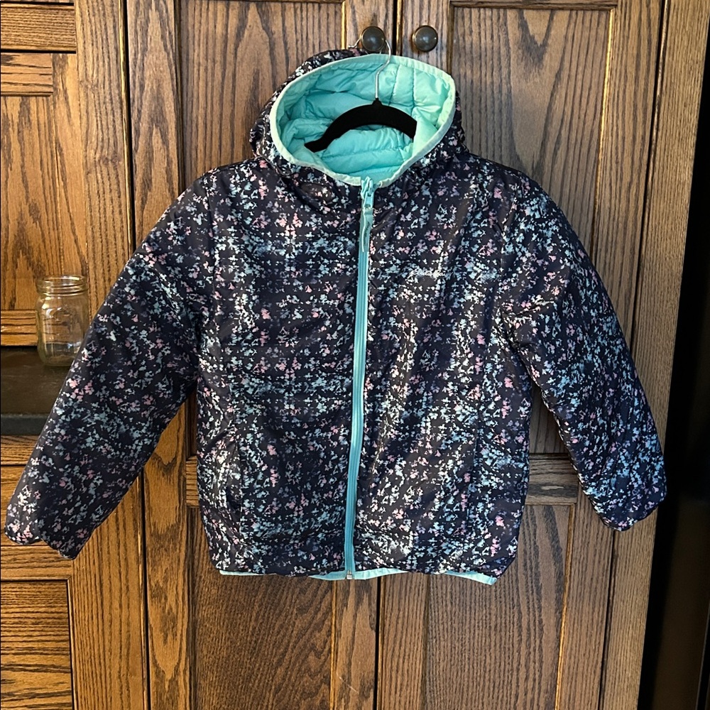 Eddie Bauer Kids Reversible Puffer Jacket Waterproof‎ Quilted Down Coat